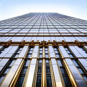 Urban Commercial Photography: Skyscraper With Ornate Details With Large, Tall