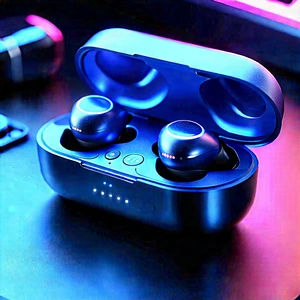Wireless Earbuds With User Interface With Pair Black