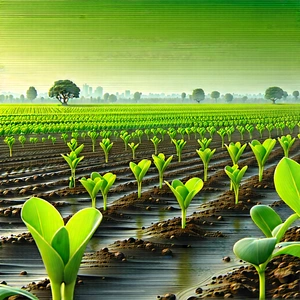 Agricultural Technology In (design:1.48) Studio With Large Field