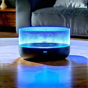 Smart Home (device:1.34) With Holographic Display With Blue Black