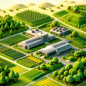 Agricultural Technology In Research Center With Image, There