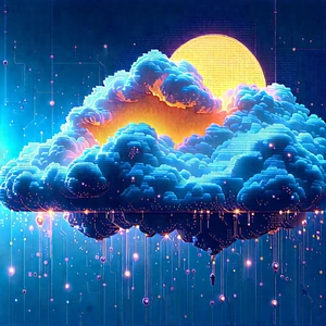 Cloud Computing Visualization With Image, There