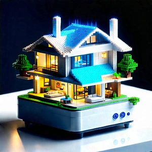 Smart Home (device:1.12) With User Interface With Model House