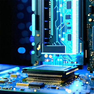 Close-up of memory module
