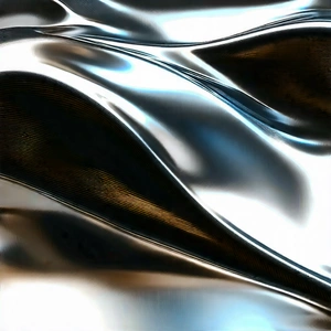 Abstract 3D Render: Metallic composition