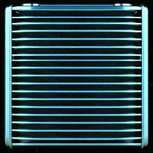 Tech Blender Artwork: Close-up of cooling system