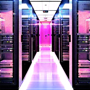 Futuristic Server Room With Image, There