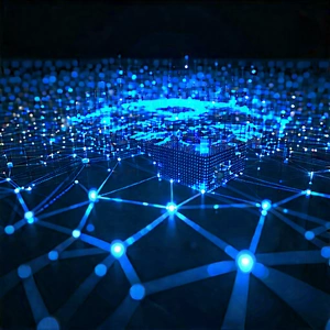 Blockchain Network Visualization With Close-up Computer