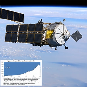 A Space Shuttle Is Shown In The Image, Flying Through The Sky