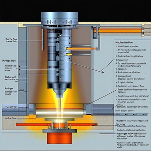 A Close-up Of A Machine With A Red Light Shining Through It