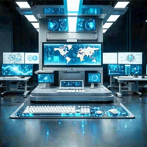 Entertainment Technology In Manufacturing Facility With Image, There