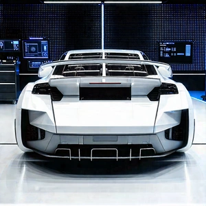 Automotive Technology In Manufacturing Facility With White Sports