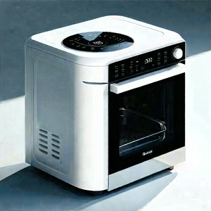 Innovative Smart Appliance Design With White Microwave
