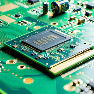 Circuit board with laser scanning