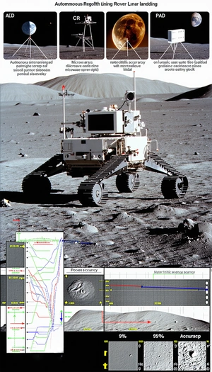 A Rover On A Rocky Surface, Possibly On The Moon