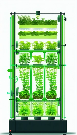 A Large Greenhouse Filled With Various Plants