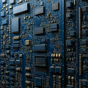 Close-up of sensor array