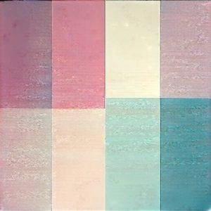 Abstract Polaroid Style: Textural abstract with pastel color palette