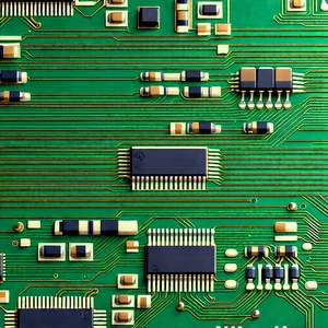 Close-up of electronic circuit