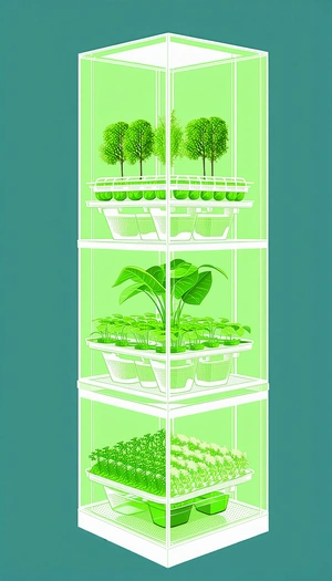 A Greenhouse Filled With Various Plants