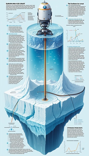 A Large Iceberg Is Shown In A Diagram, With A Tube Running Through It