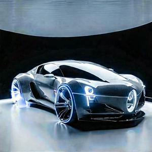 Automotive Technology In (design:1.32) Studio With Futuristic Displayed