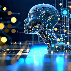 Tech Flat Design: Machine learning visualization