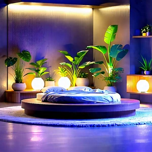 Lifestyle Minimalist Design: Bedroom Sanctuary With Plants And Natural Elements With Bedroom Placed