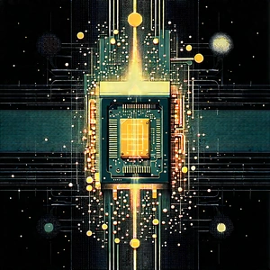 Quantum computer with (digital:1.17) particles