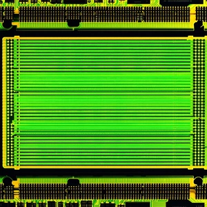 Tech Long Exposure Photography: Close-up of memory module