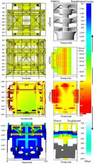collection four different colored diagrams
