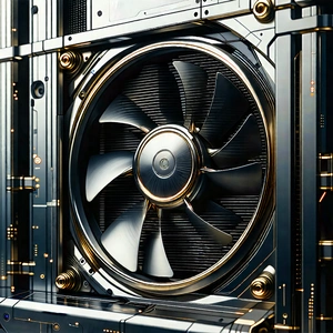 Tech Etching: Close-up of cooling system