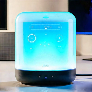 Smart Home Device With User Interface With Blue White