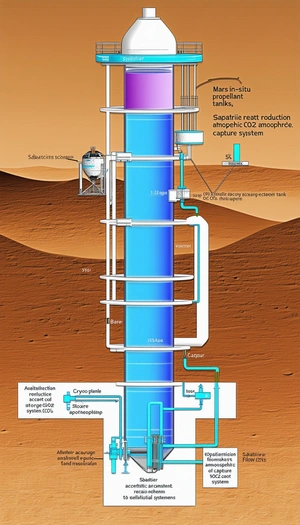A Large, White, Cylindrical Structure With A Blue Top, Which Is Likely A Water Tower