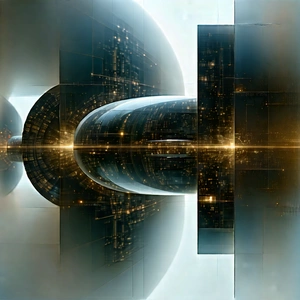 Abstract Sci-Fi Art: Conceptual representation of complexity