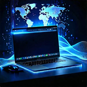 Laptop with streaming content