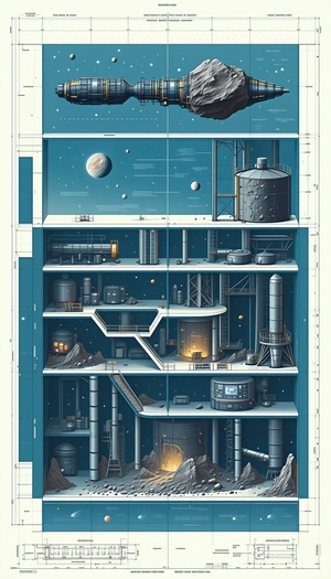 In This Image, There Is A Large, Multi-level Building With A Futuristic Design
