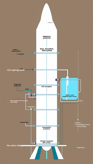 A Diagram Of A Water Treatment Plant, With A Focus On The Process Of Carbon Capture And Storage