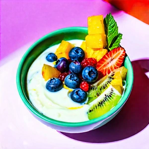 Lifestyle Advertising Photography: Smoothie Bowl Prepared With Vibrant Colors With Bowl Filled