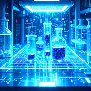 Financial Technology In Modern Laboratory With Image