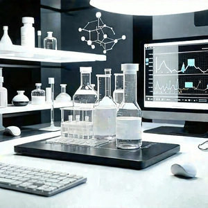 Educational Technology In Modern Laboratory With Laboratory Setting