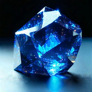 Entertainment Technology In Design Studio With Blue Crystal
