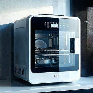 Innovative Smart Appliance Design With White Microwave