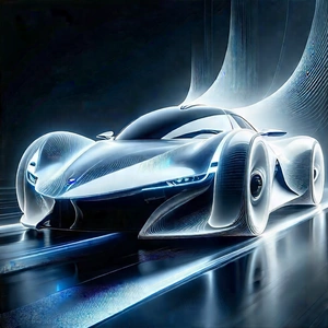 Innovative Electric Vehicle Design With Futuristic Shown