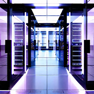 Futuristic server room