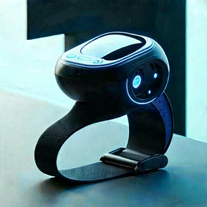 Innovative Wearable Device Design With Black Blue