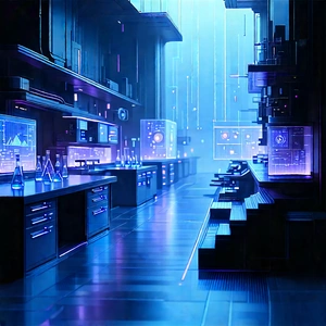 (futuristic:1.31) Research Laboratory With Image