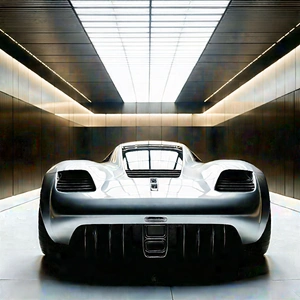 Automotive Technology In Tech Office With Silver Sports