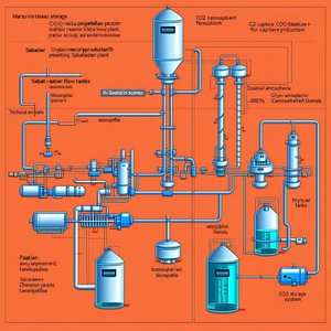The Image Is A Diagram Of A Water Treatment Plant, Showing The Various Stages Of The Process