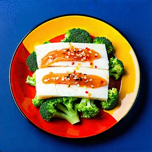 Lifestyle Landscape Photography: Healthy Meal Prepared With Vibrant Colors With Plate Filled